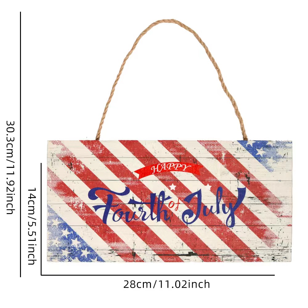 Classic Style Letter American Flag Wood Daily Festival Decorative Props display picture 8