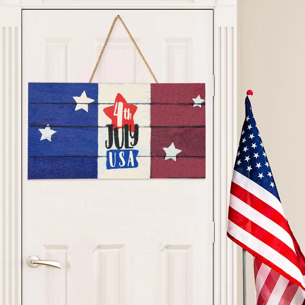 Classic Style Letter American Flag Wood Daily Festival Decorative Props display picture 12