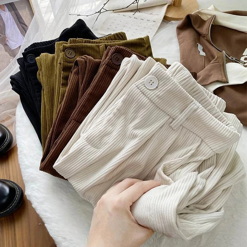 Women's Class School Daily Simple Style Solid Color Ankle-Length Full Length Pocket Elastic Waist Washed Casual Pants display picture 17
