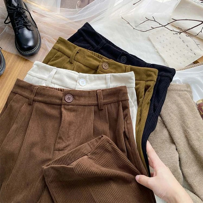 Women's Class School Daily Simple Style Solid Color Ankle-Length Full Length Pocket Elastic Waist Washed Casual Pants display picture 21