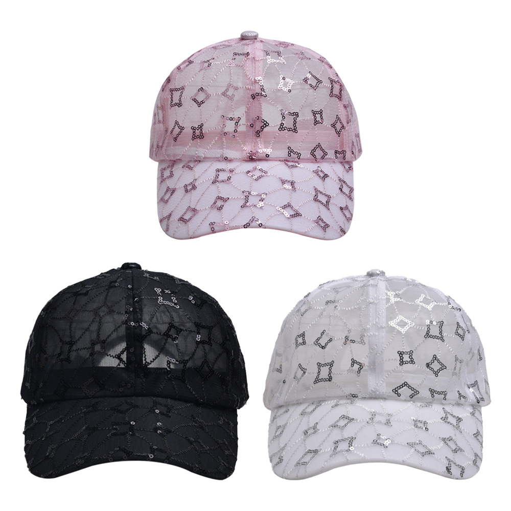 Women's Embroidery Simple Style Color Block Curved Eaves Baseball Cap display picture 2