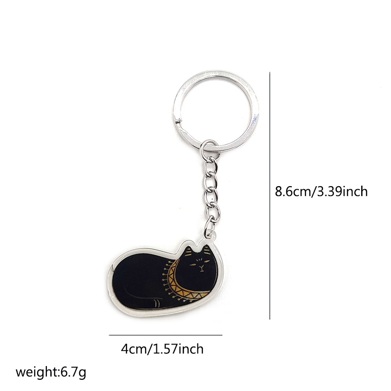 Mignon Sucré Chat Arylique Alliage Pendentif De Sac Porte-Clés display picture 1