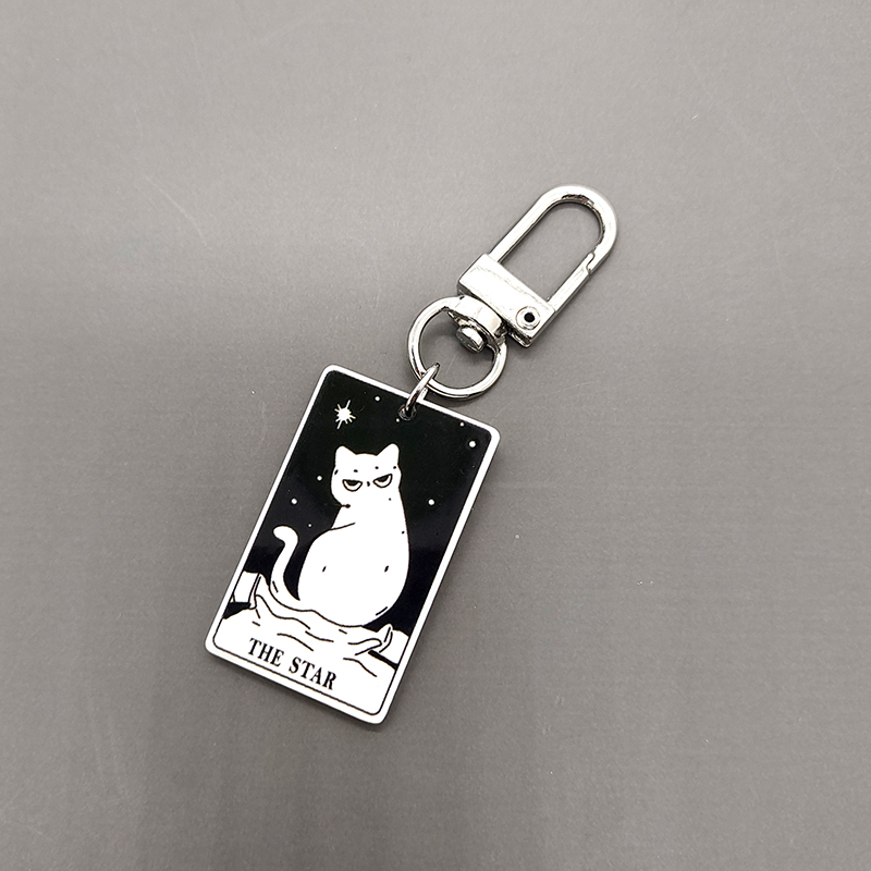 Mignon Sucré Chat Arylique Alliage Pendentif De Sac Porte-Clés display picture 11