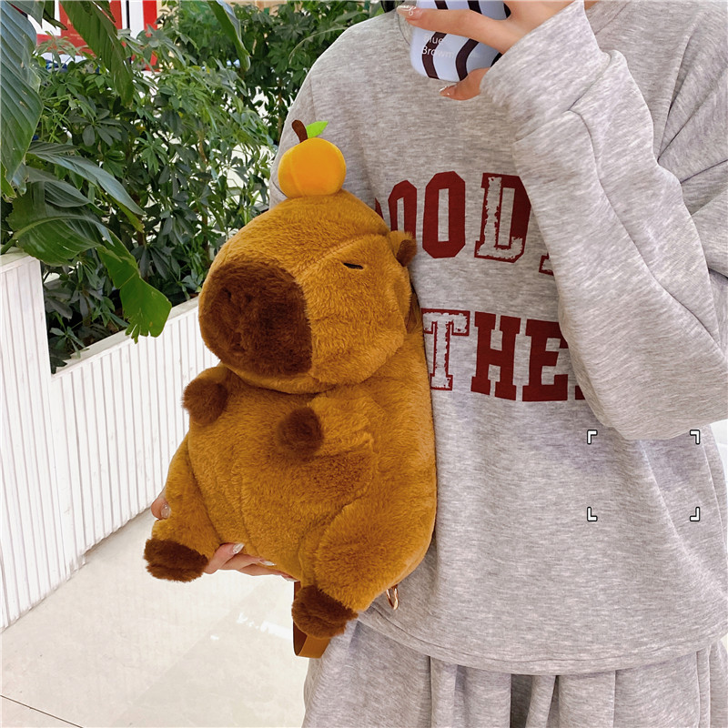 2024 New Super Cute Crossbody Bag Female Plush Toy Doll Casual Backpack Cute Shoulder Bag display picture 11