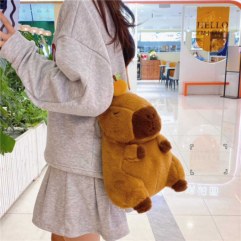 2024 New Super Cute Crossbody Bag Female Plush Toy Doll Casual Backpack Cute Shoulder Bag display picture 13