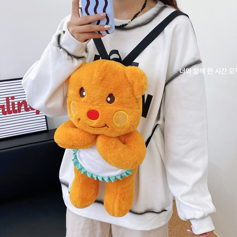 2024 New Online Influencer Cute Bear Toy Bag BEBEAR Plush Toy Bag display picture 1