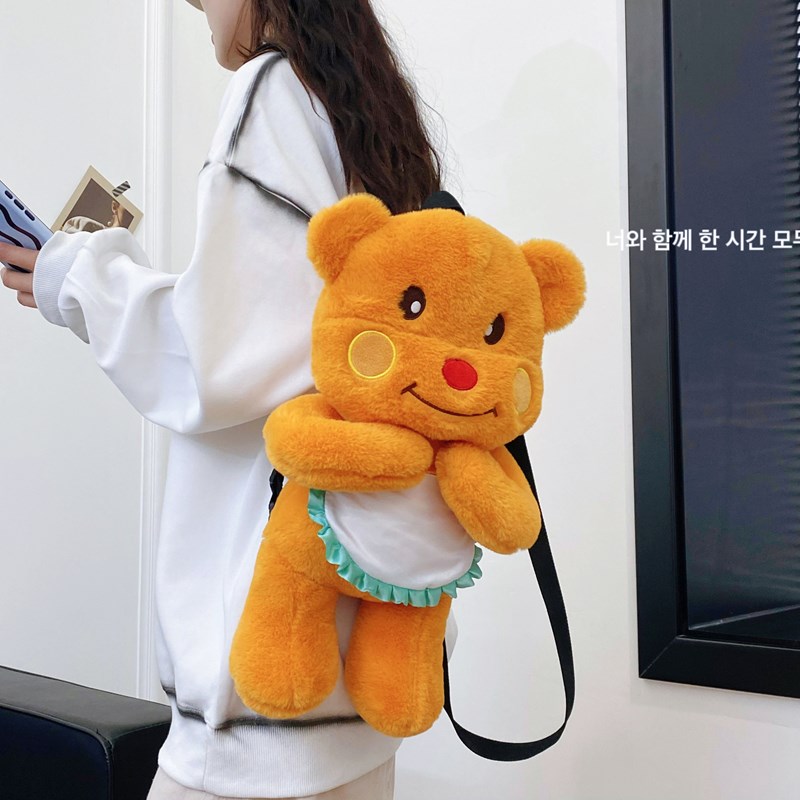 2024 New Online Influencer Cute Bear Toy Bag BEBEAR Plush Toy Bag display picture 10
