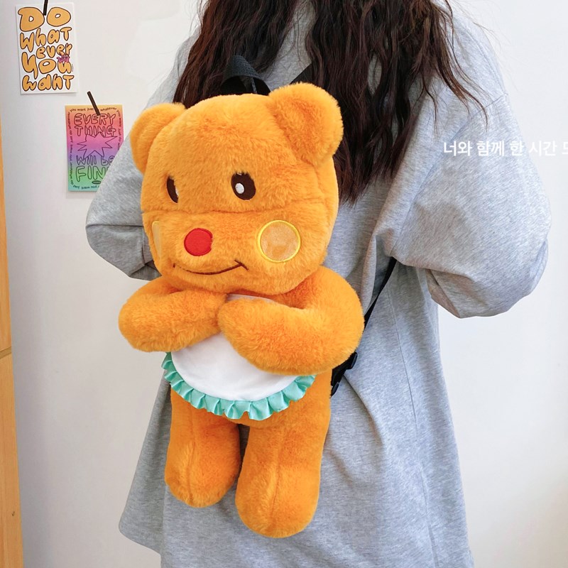 2024 New Online Influencer Cute Bear Toy Bag BEBEAR Plush Toy Bag display picture 11