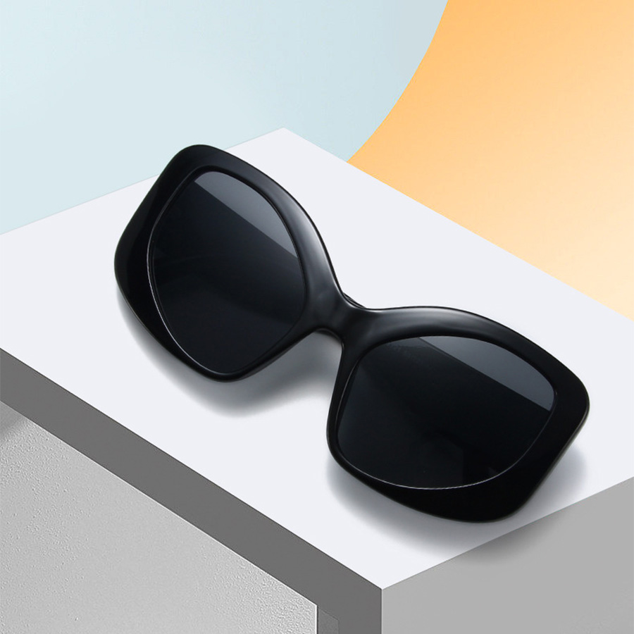 Hip-Hop Rock Cool Style Color Block Ac Special-Shaped Mirror Full Frame Women's Sunglasses display picture 1
