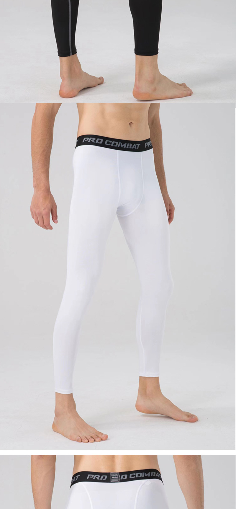 Men's Casual Sports Color Block Polyester Milk Fiber Active Bottoms Casual Pants display picture 1