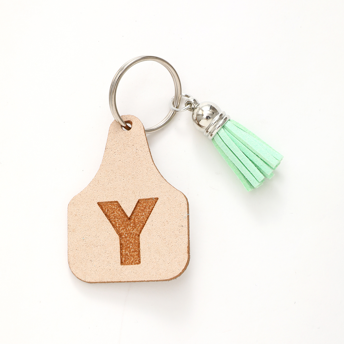 Modern Style Classic Style Commute Letter Pu Leather Tassel Bag Pendant Keychain display picture 4