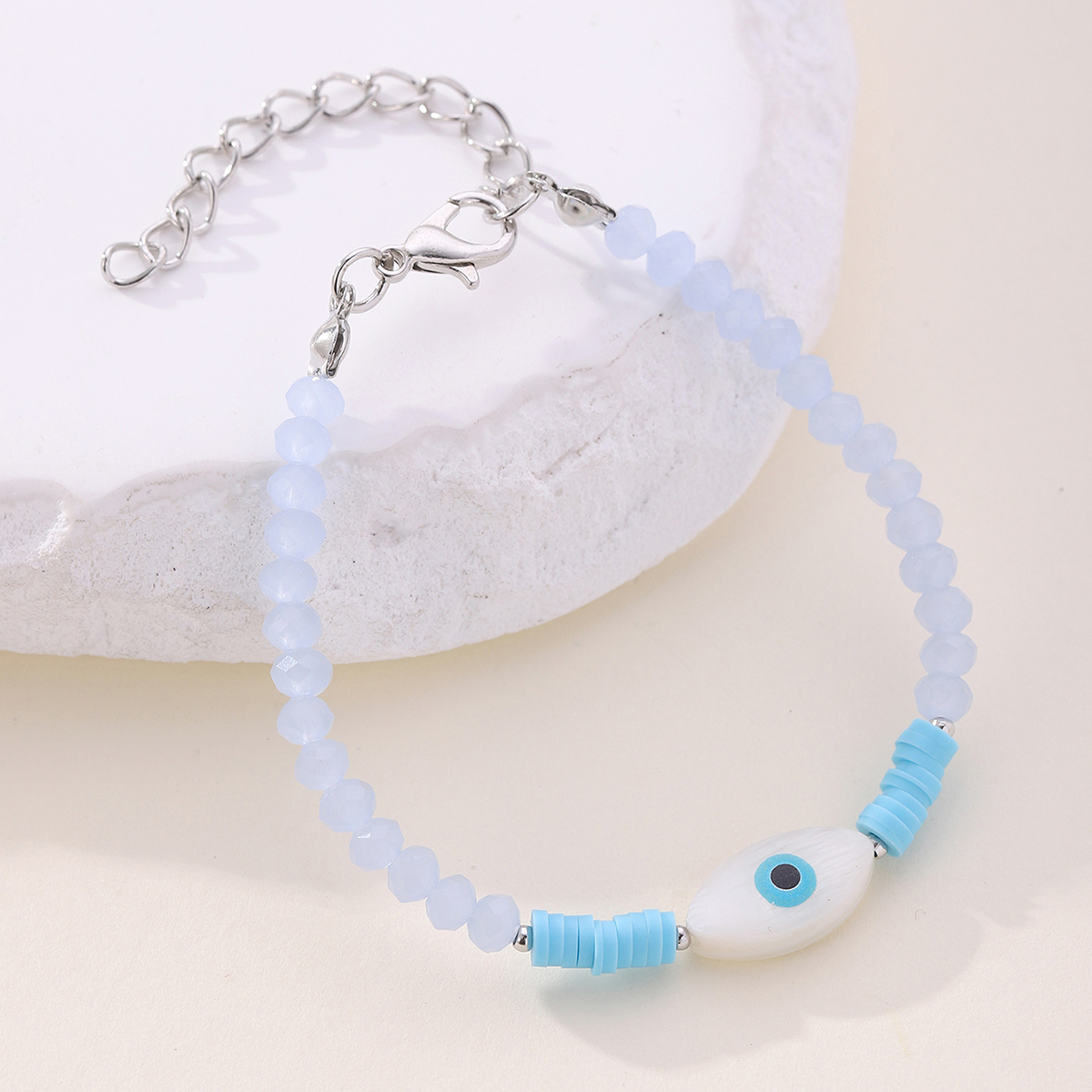 IG Style Modern Style Classic Style Eye Artificial Crystal Shell Beaded Women's Bracelets display picture 4