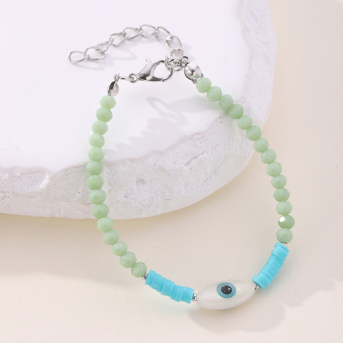 Estilo IG Estilo Moderno Estilo Clásico Ojo Cristal Artificial Cascarón Con Cuentas Mujeres Pulsera display picture 5