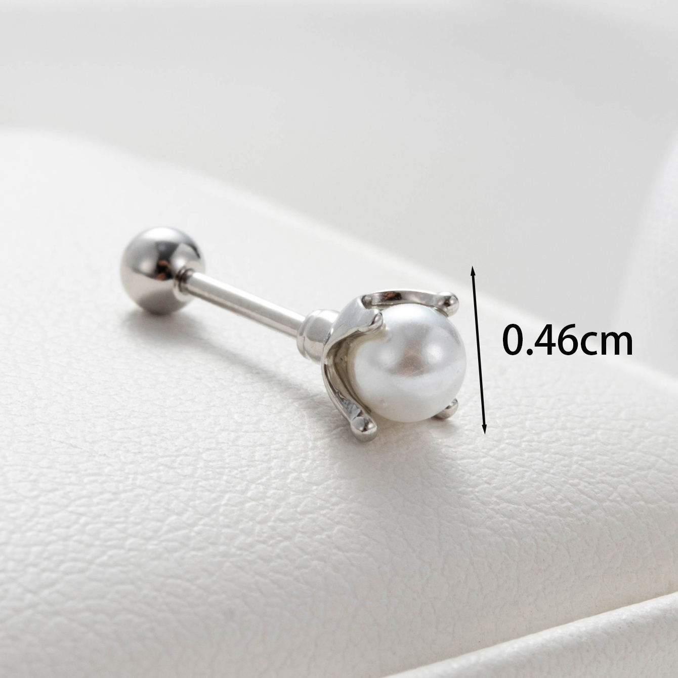 1 Piece Casual French Style Korean Style Water Droplets Pearl Flower Inlay Copper Zircon Ear Studs display picture 1