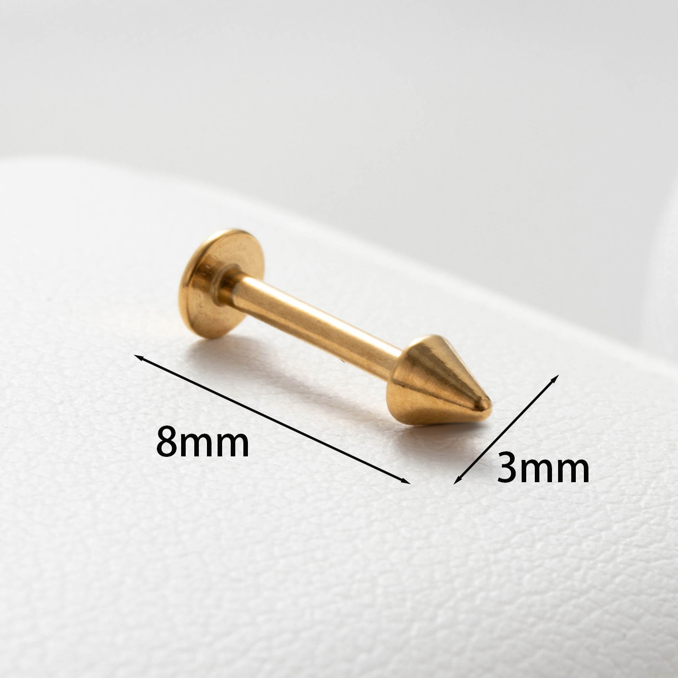 1 Piece Casual Simple Style Number Plating Copper Gold Plated Earrings display picture 3