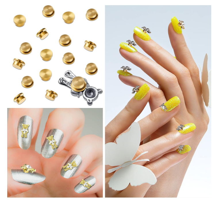 Basic Simple Style Solid Color Zinc Alloy Nail Decoration Accessories 10 PCS/Package display picture 3