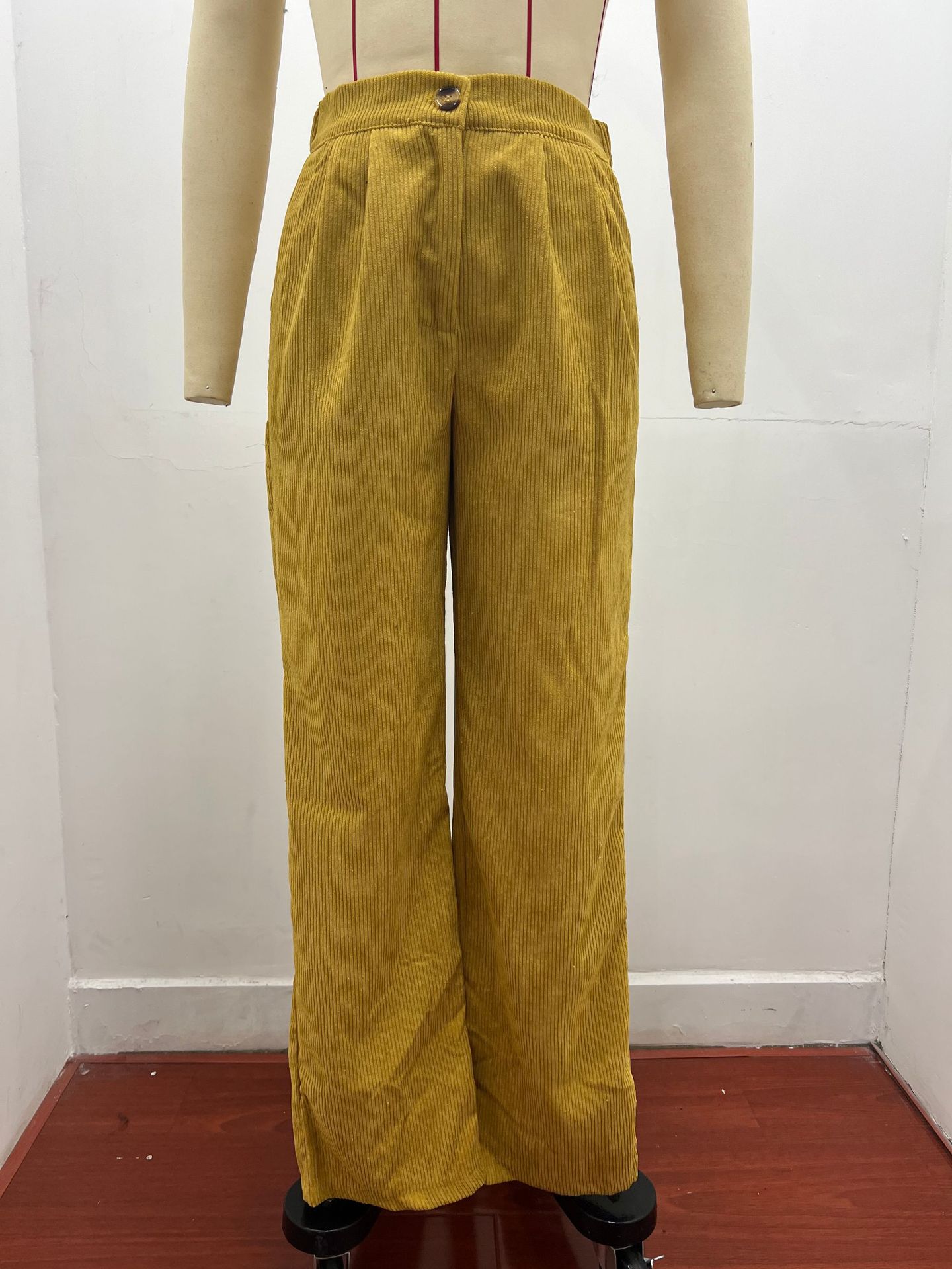 Women's Street Fashion Solid Color Full Length Pocket Straight Pants display picture 19