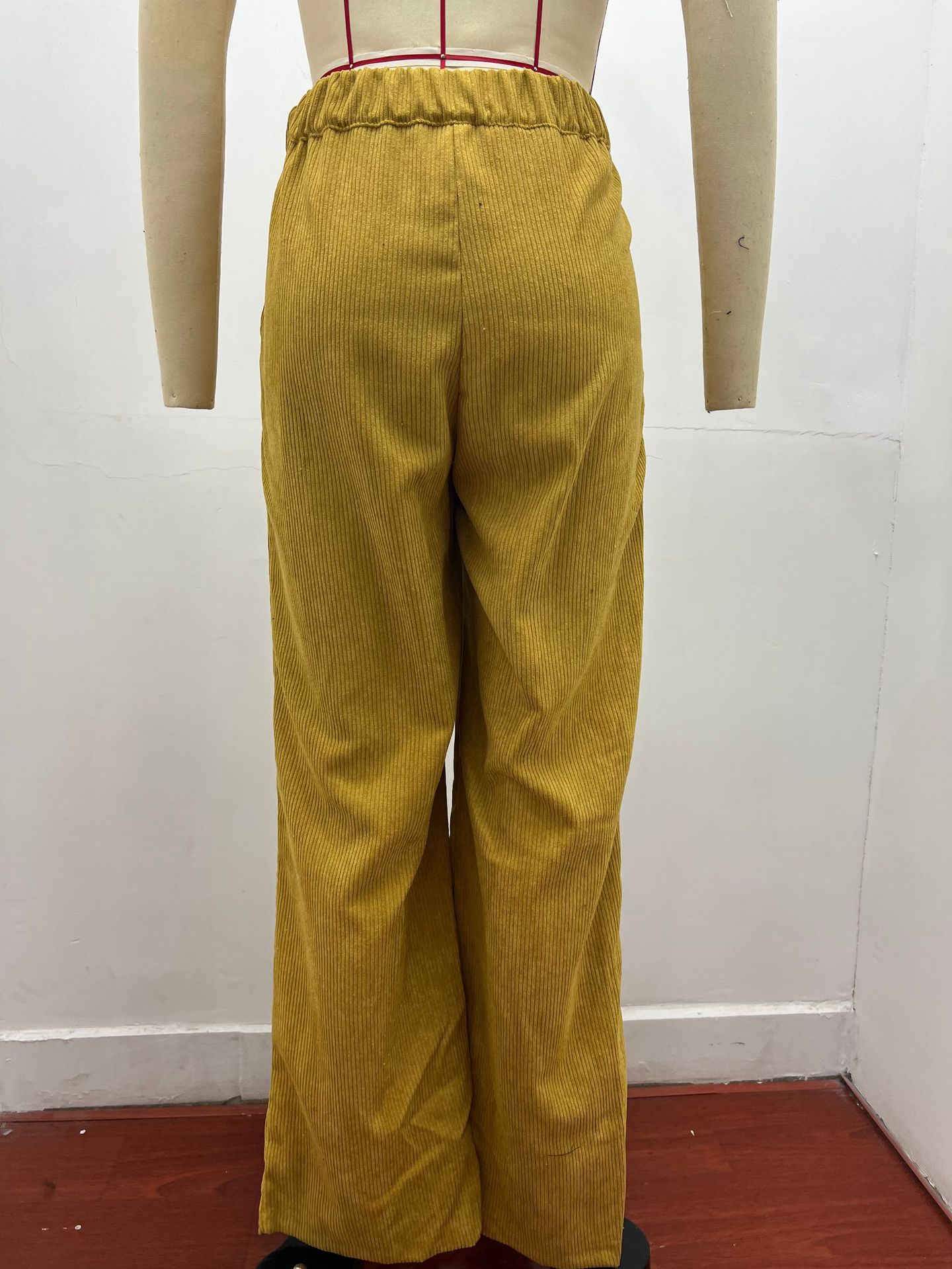 Women's Street Fashion Solid Color Full Length Pocket Straight Pants display picture 17