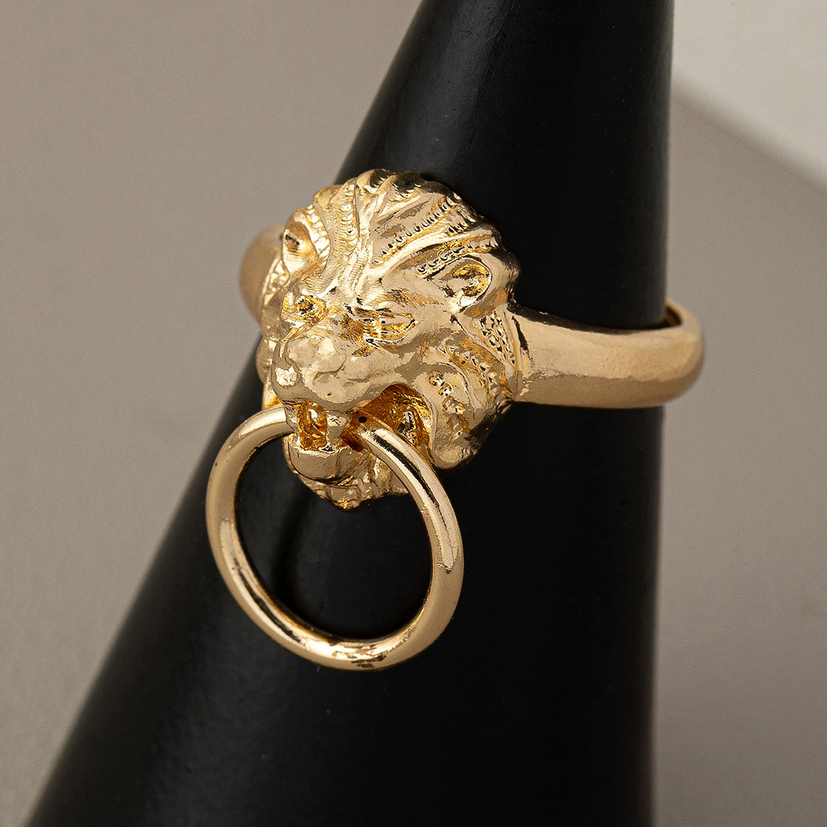 Rock Punk Streetwear Lion Alloy Wholesale Rings display picture 2