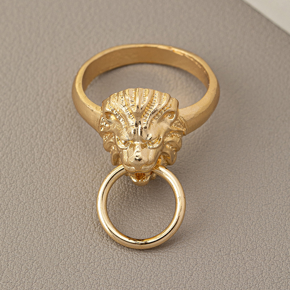 Rock Punk Streetwear Lion Alloy Wholesale Rings display picture 1