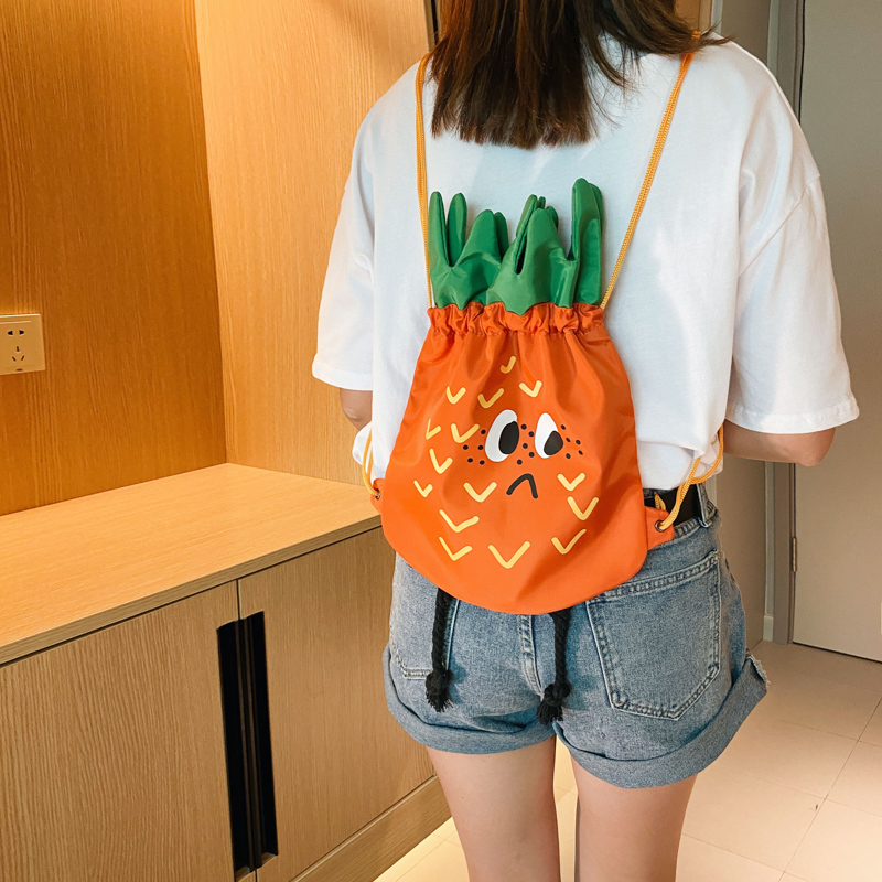 Large Backpack Small Shoulder Bag Pineapple Daily Shopping Kids Backpack Women's Backpack display picture 11