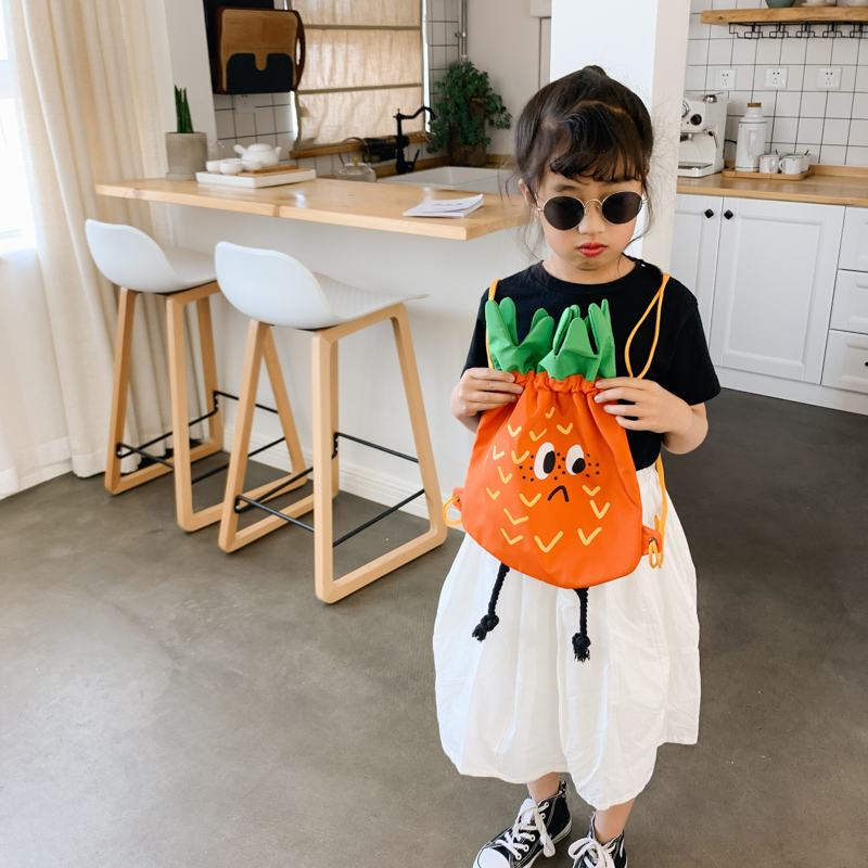 Large Backpack Small Shoulder Bag Pineapple Daily Shopping Kids Backpack Women's Backpack display picture 14