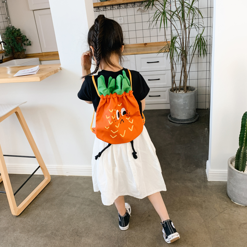 Large Backpack Small Shoulder Bag Pineapple Daily Shopping Kids Backpack Women's Backpack display picture 20