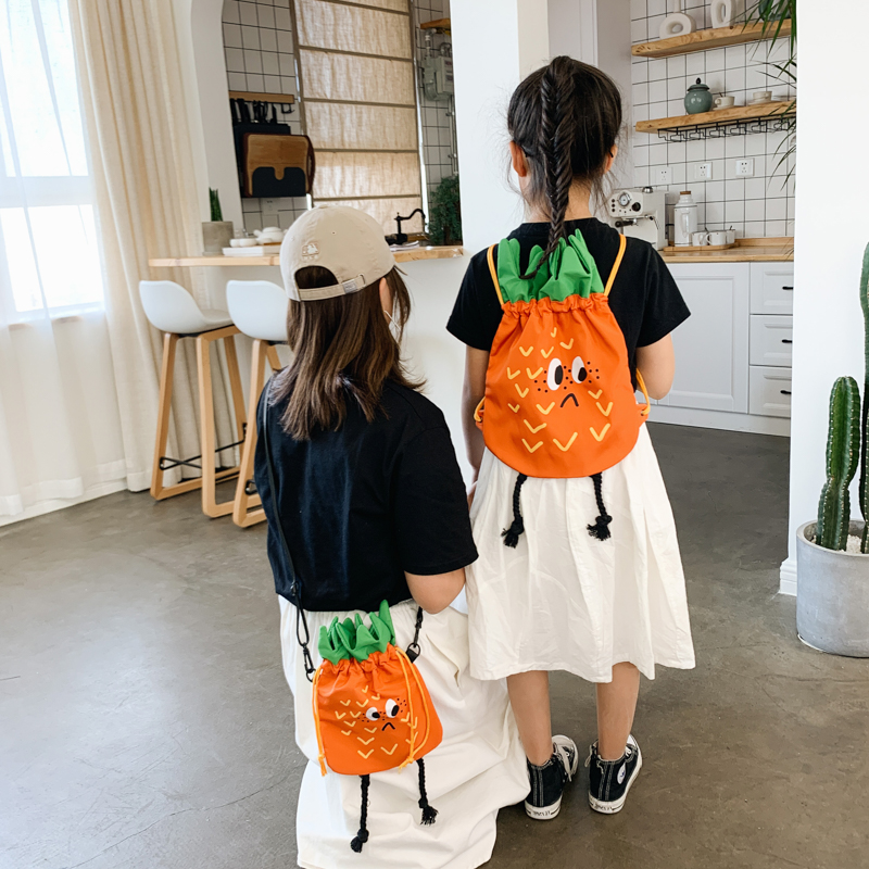 Large Backpack Small Shoulder Bag Pineapple Daily Shopping Kids Backpack Women's Backpack display picture 17