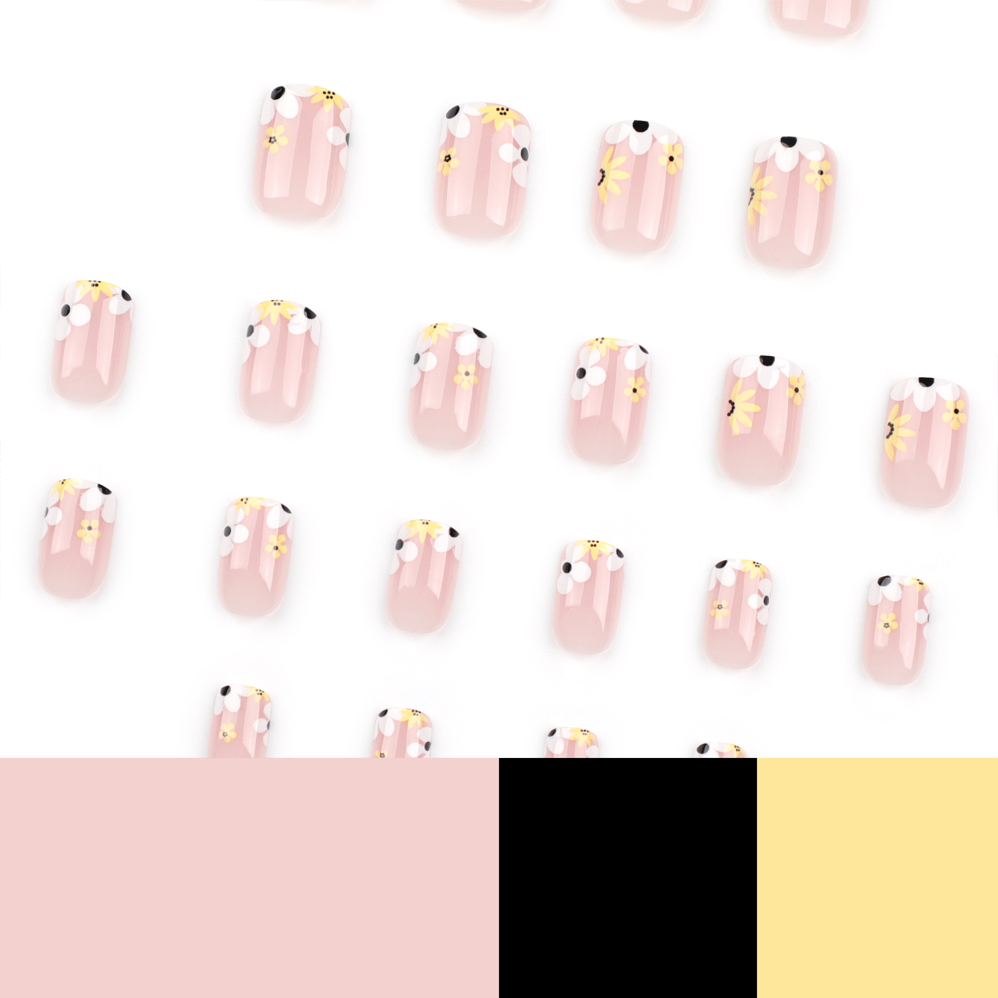 Cute Flower ABS Wear Manicure A Pack Of 24 display picture 3