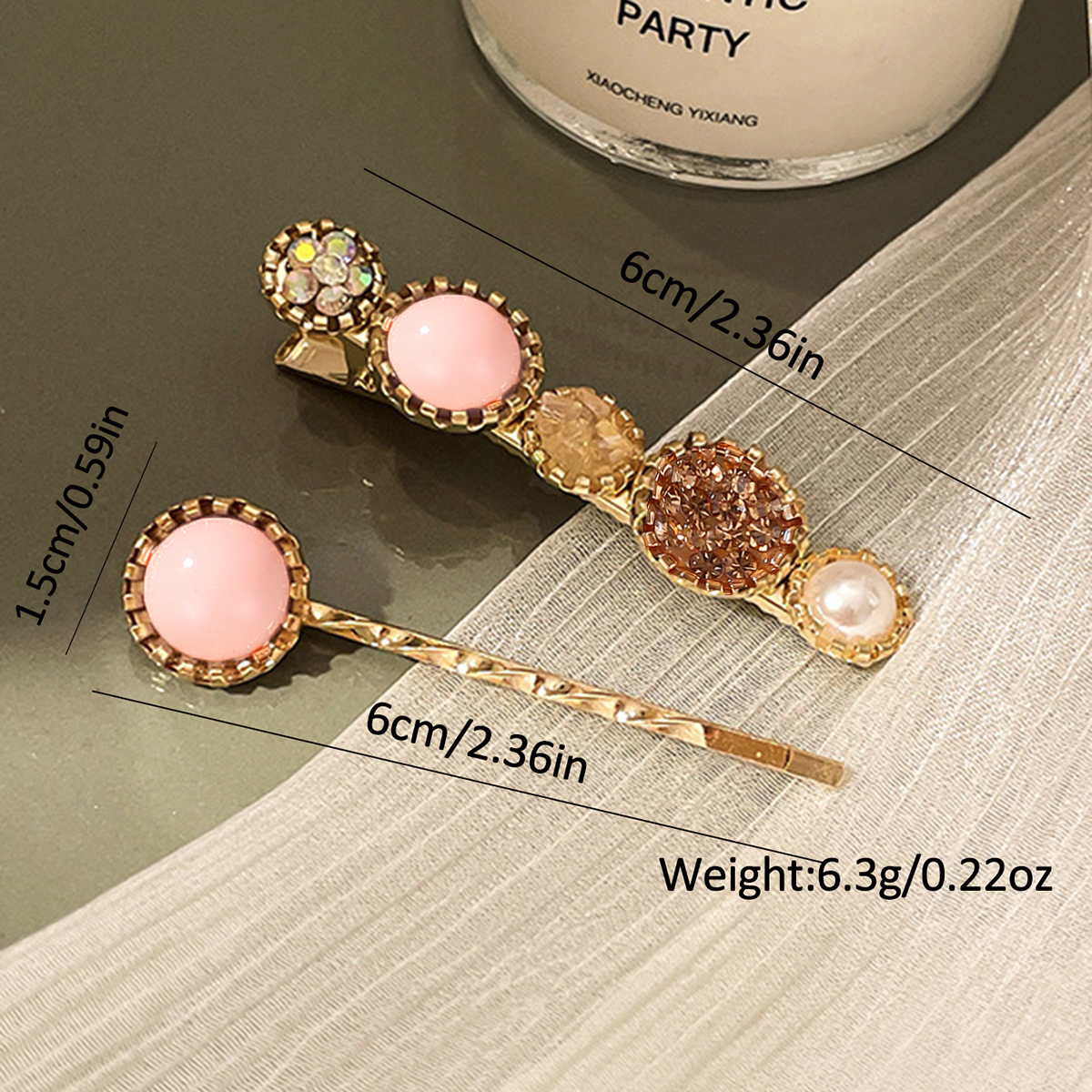 Elegant Romantic Shiny Round Butterfly Acrylic Rhinestones Arylic Alloy Wholesale Jewelry Set display picture 7
