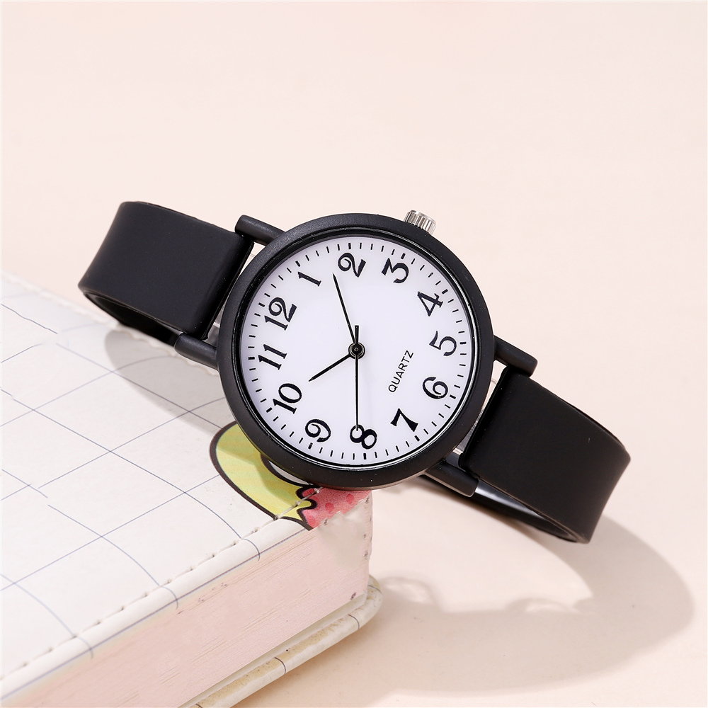Einfacher Stil Einfarbig Schnalle Quarz Frauen Uhren display picture 10