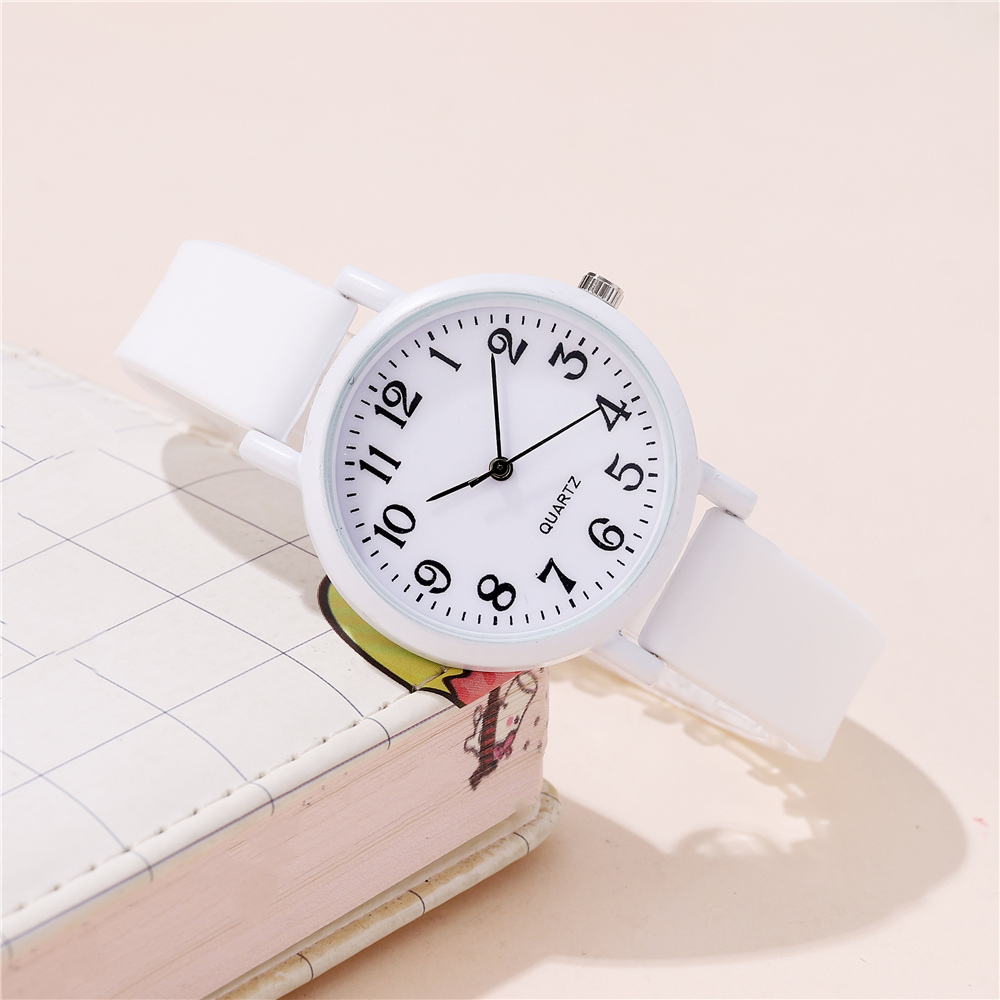 Einfacher Stil Einfarbig Schnalle Quarz Frauen Uhren display picture 8