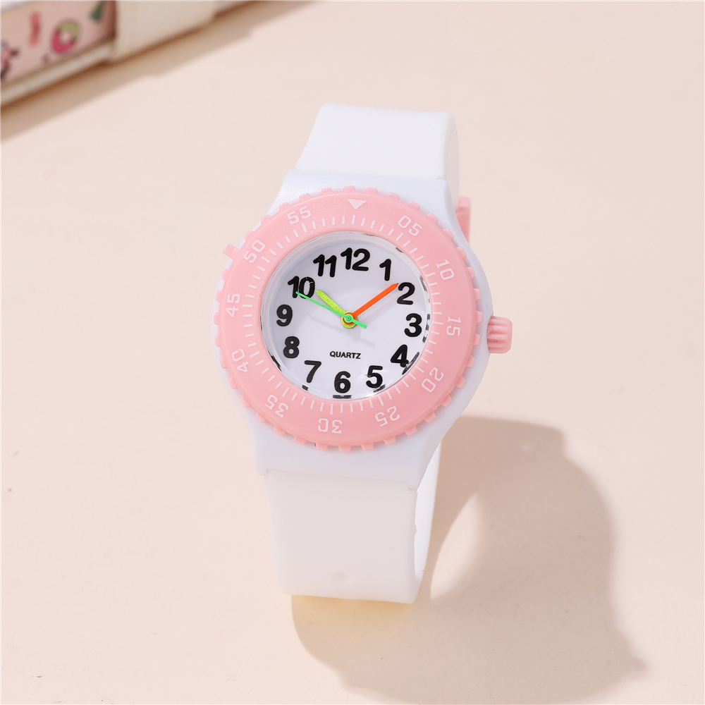 Casual Simple Style Color Block Buckle Quartz Kids Watches display picture 2
