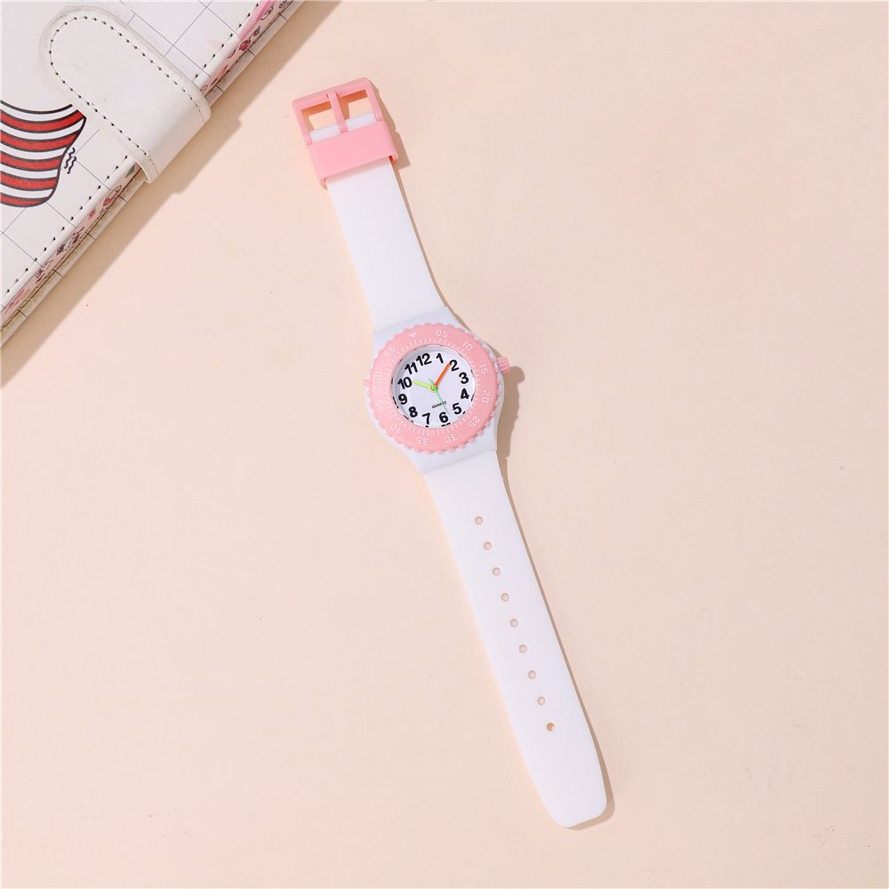 Casual Simple Style Color Block Buckle Quartz Kids Watches display picture 7