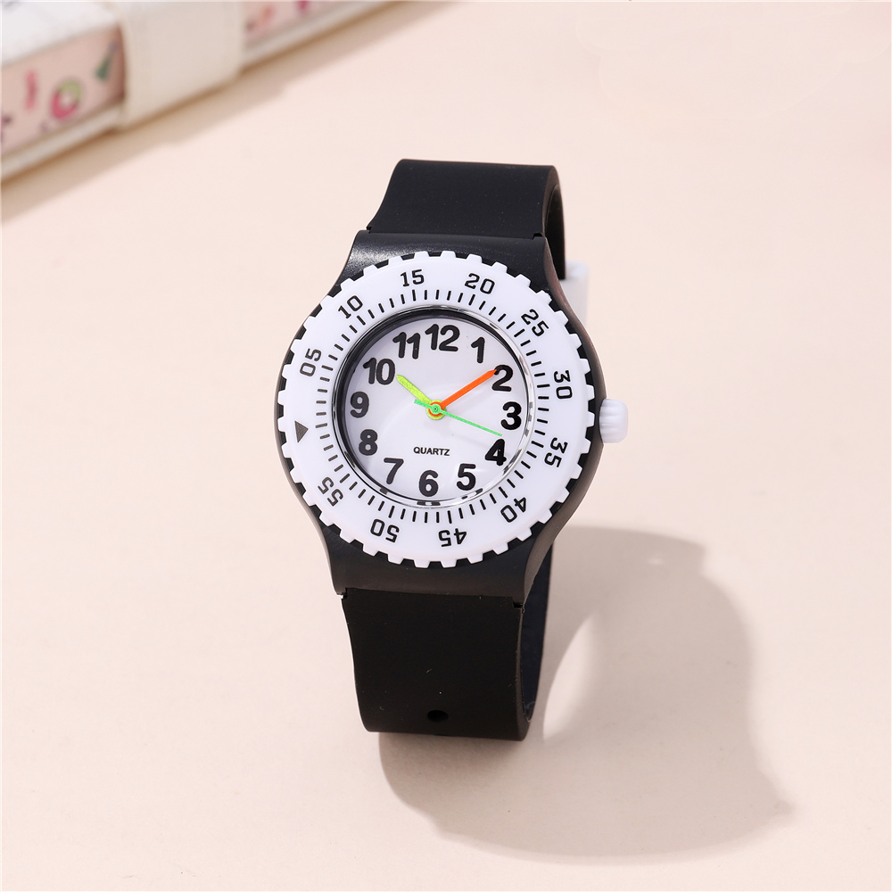 Casual Simple Style Color Block Buckle Quartz Kids Watches display picture 4