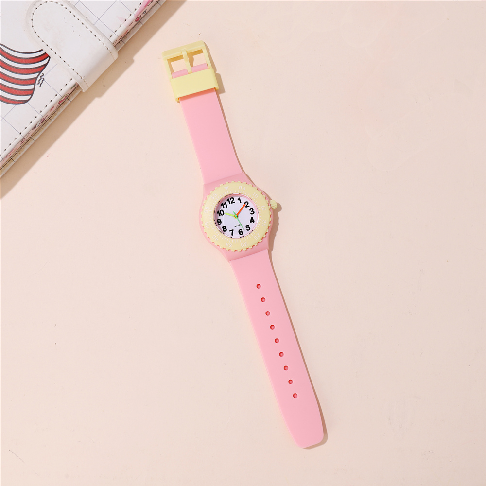 Casual Simple Style Color Block Buckle Quartz Kids Watches display picture 10