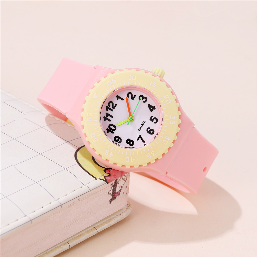 Casual Simple Style Color Block Buckle Quartz Kids Watches display picture 5