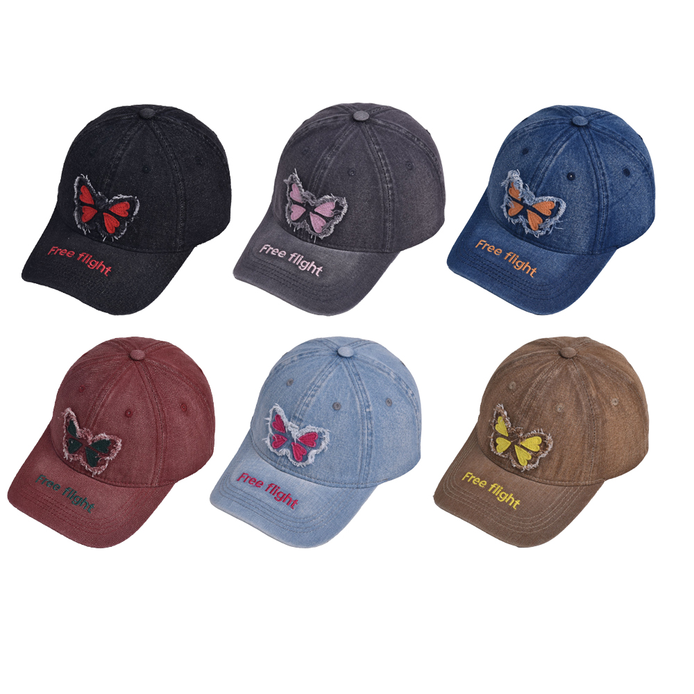Men's Business Tropical Bow Knot Appliques Curved Eaves Baseball Cap display picture 3