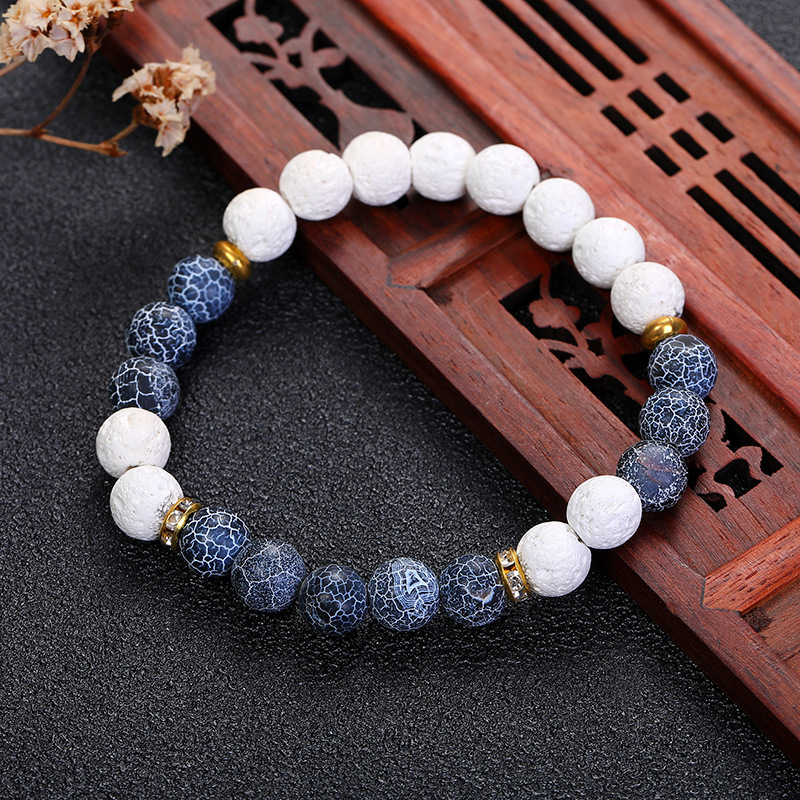 Vintage Style Ethnic Style Classic Style Round Natural Stone Bracelets In Bulk display picture 3