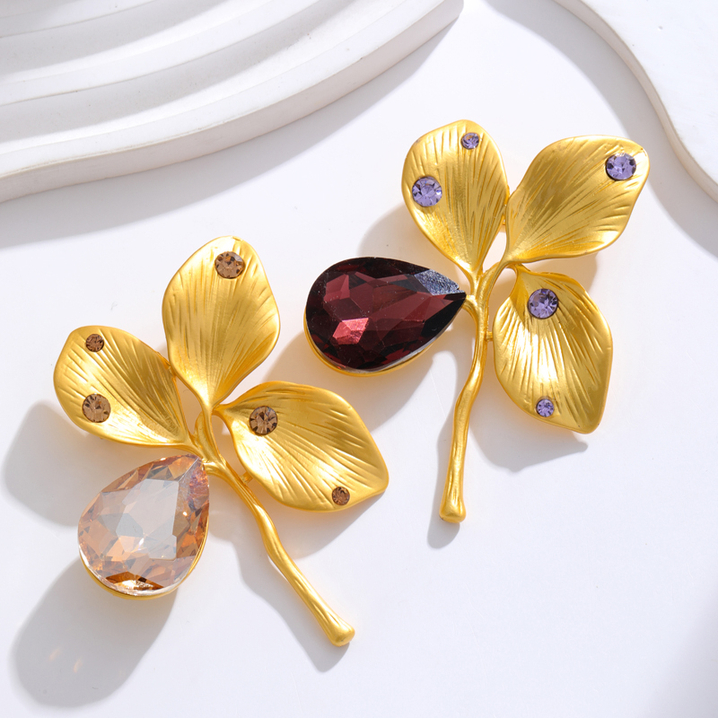 Sweet Flower Alloy Inlay Rhinestones Glass Unisex Brooches display picture 4