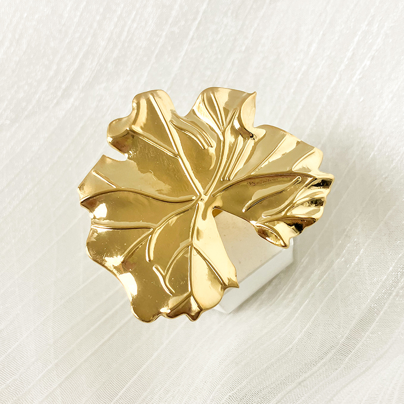 304 Stainless Steel 14K Gold Plated IG Style Sweet Plating Round Flower Open Rings display picture 3