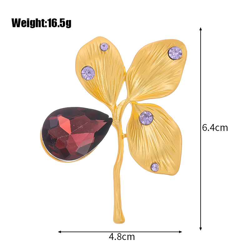 Sweet Flower Alloy Inlay Rhinestones Glass Unisex Brooches display picture 6