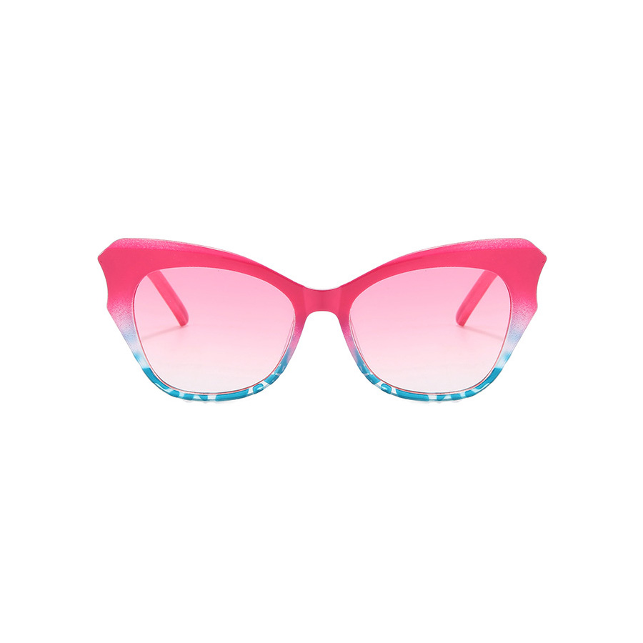 IG Style Cute Beach Solid Color Leopard Ac Butterfly Frame Full Frame Women's Sunglasses display picture 4