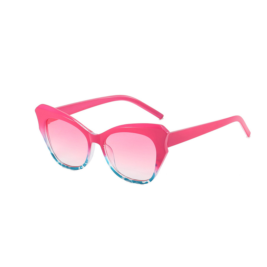 IG Style Cute Beach Solid Color Leopard Ac Butterfly Frame Full Frame Women's Sunglasses display picture 3