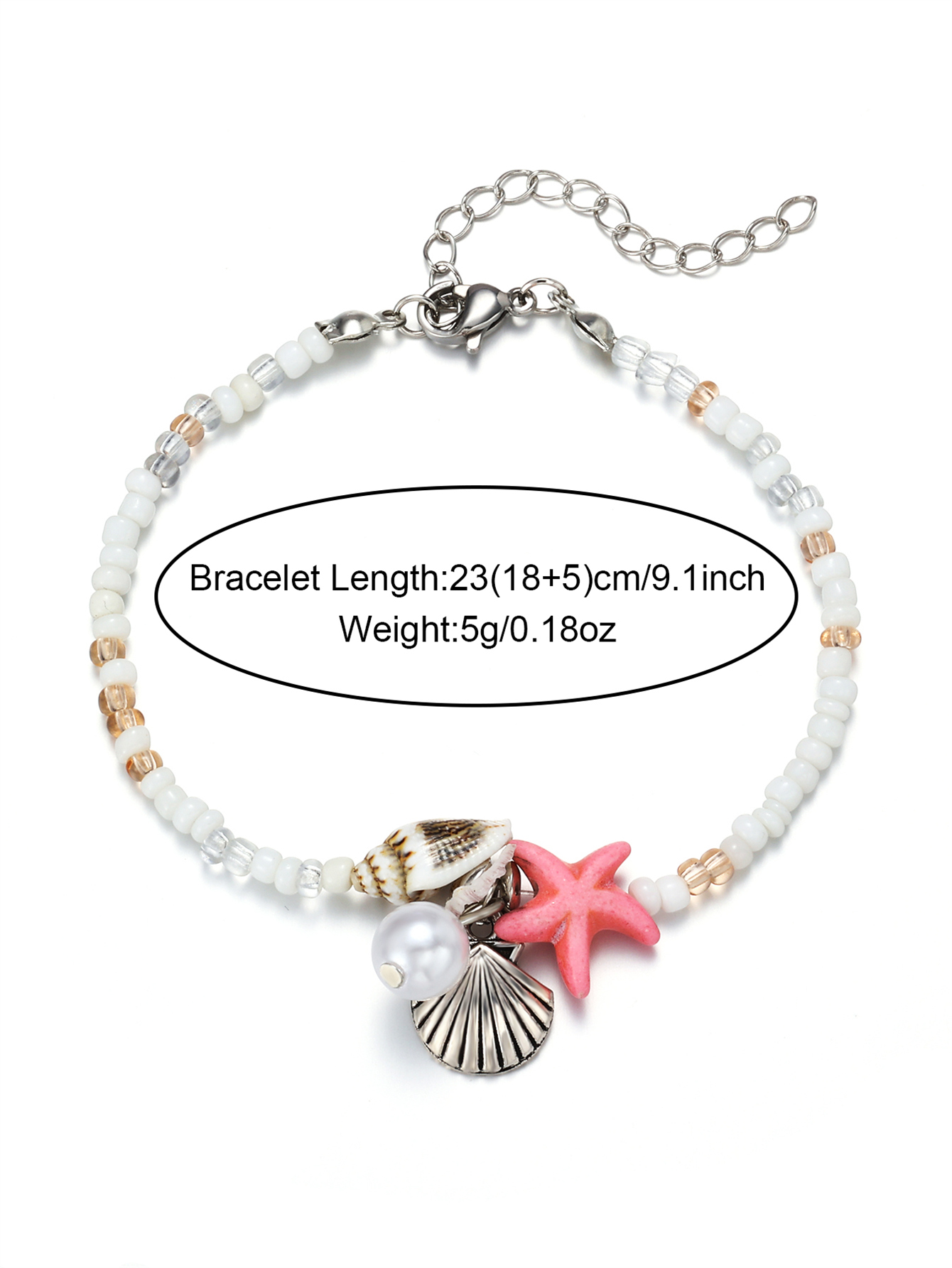 Casual Beach Starfish Conch Natural Stone Bracelets In Bulk display picture 8