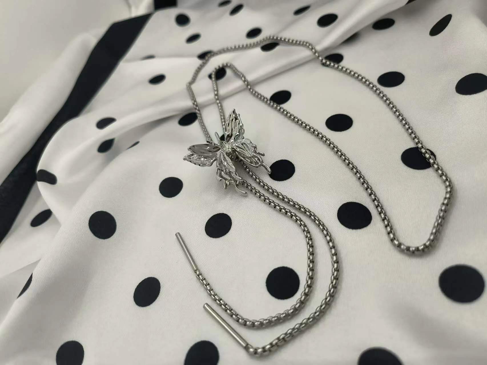 IG Style Simple Style Classic Style Rose 201 Stainless Steel Alloy Women's Pendant Necklace Waist Chain display picture 7