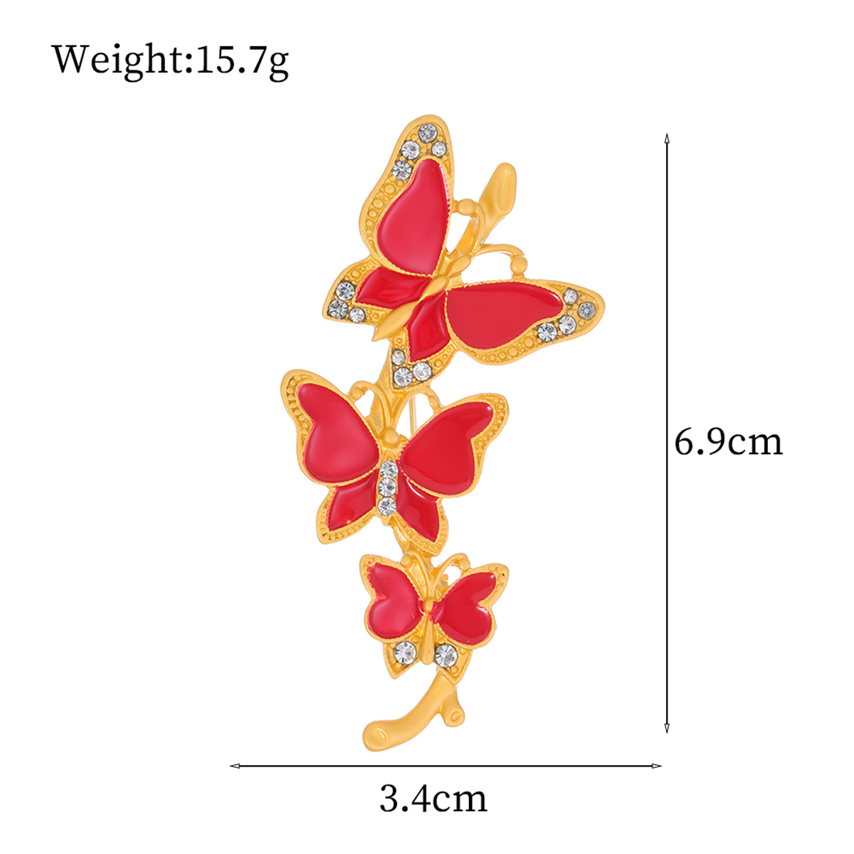 Elegant Classical Animal Flower Petal Alloy Inlay Rhinestones Women's Brooches display picture 23