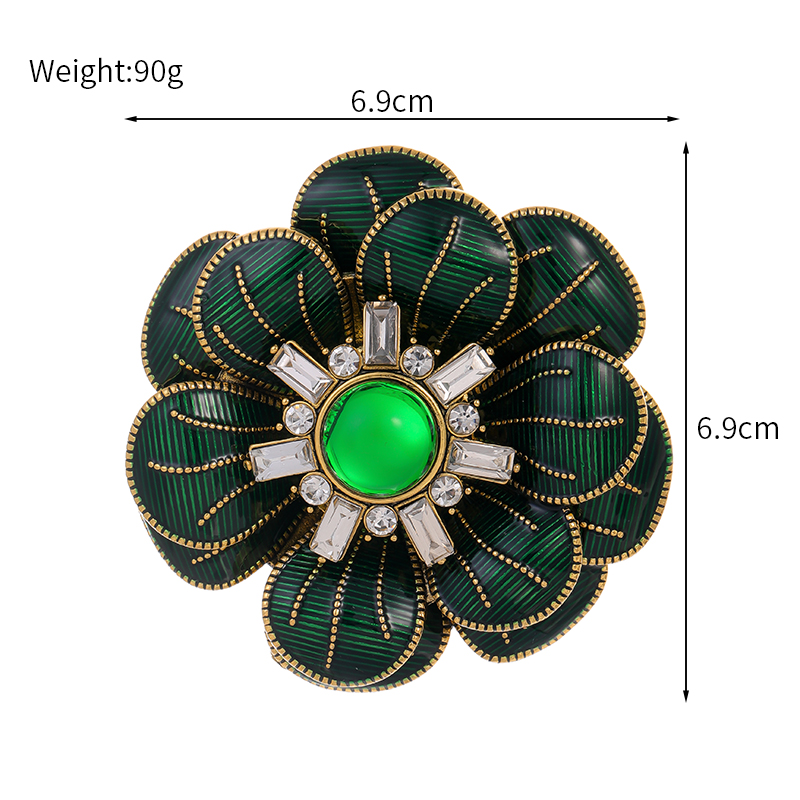 Basic Modern Style Classic Style Animal Flower Ginkgo Leaf Alloy Inlay Rhinestones Glass Unisex Brooches display picture 1
