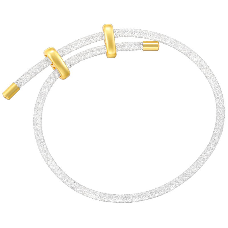 Le Cuivre Plaqué Or 18K Décontractée Style Classique Brillant Placage Incruster Rond Zircon Bracelet Tennis display picture 1