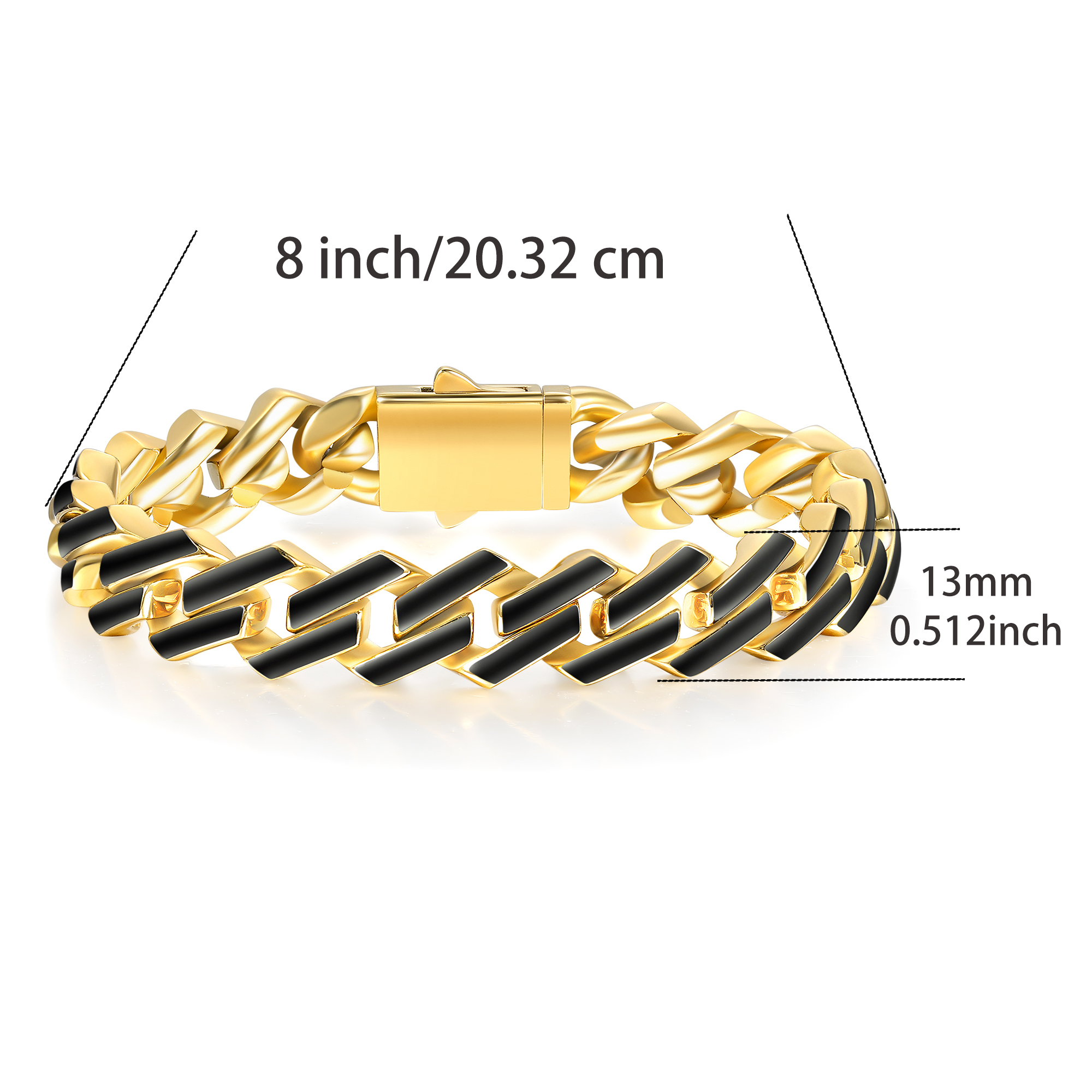 Casual Classic Style Solid Color 316 Stainless Steel  18K Gold Plated Unisex Bracelets display picture 2